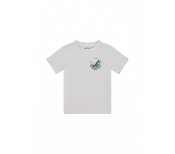 MINI REBELS : T-shirt korte mouwen ecru