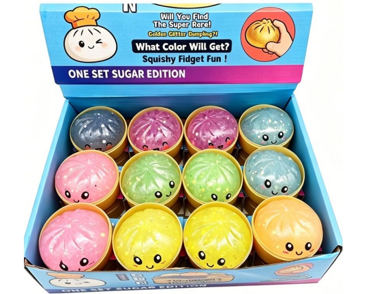 Squishy Dumpling 5cm Glitter