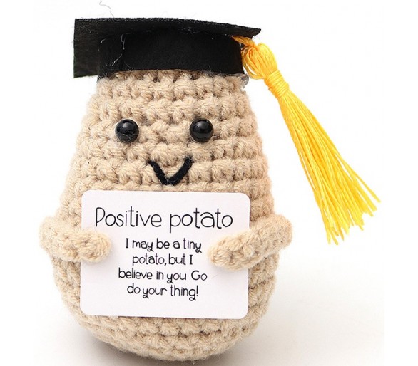 Positive Knitted Potato Student 8cm