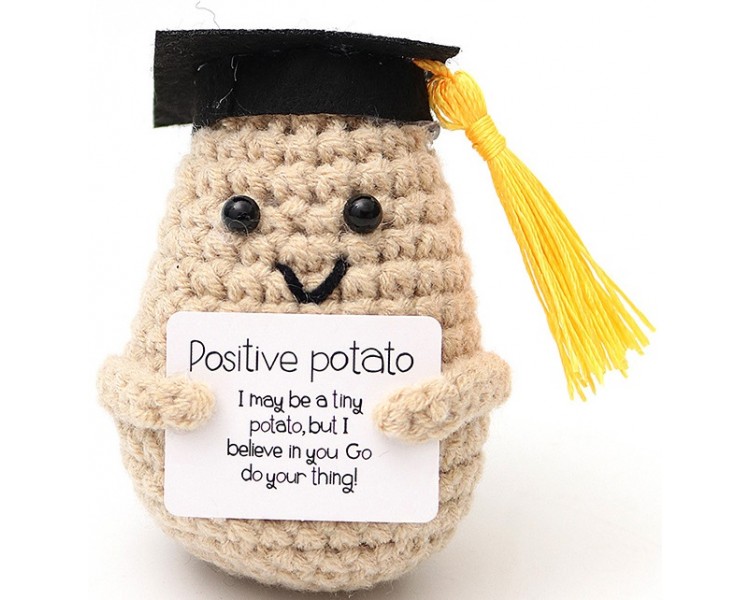 Positive Knitted Potato Student 8cm