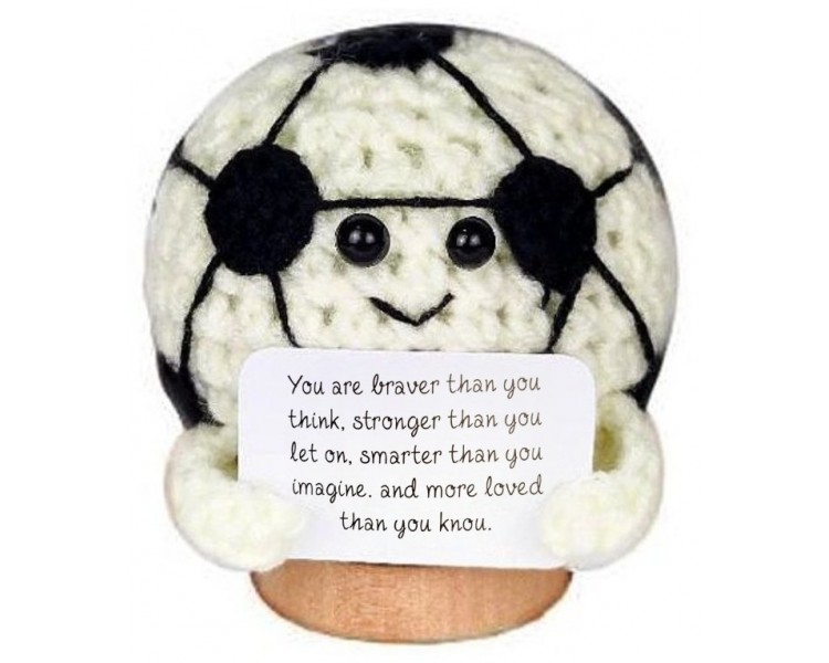 Knitted Positive Football 6cm