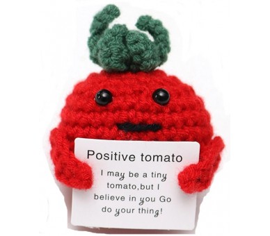 Positive Knitted tomato 7 cm