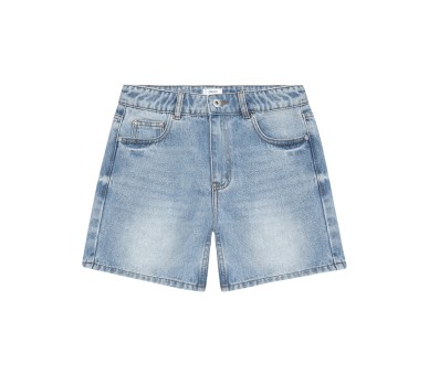 GRUNT : Langere jeansshort