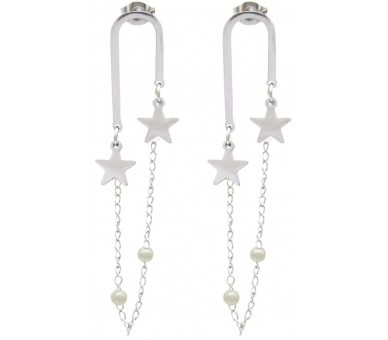 Steel Earrings 4.5cm