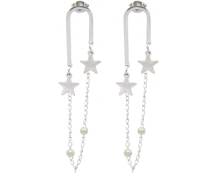 Steel Earrings 4.5cm