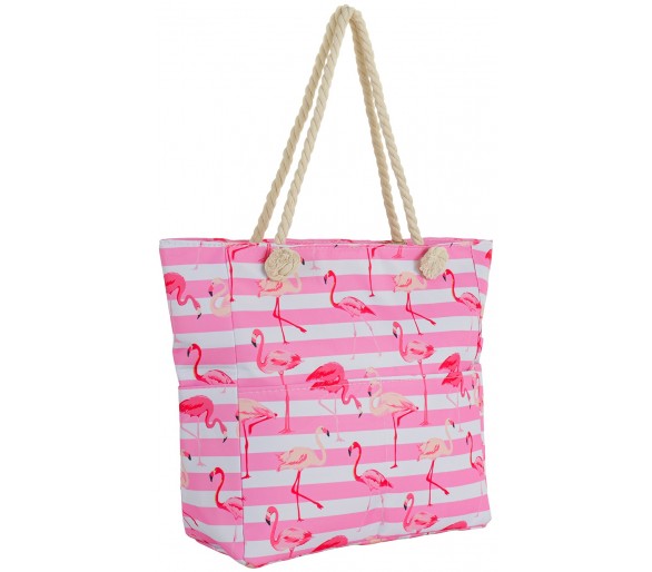 Beach Bag Flamingos