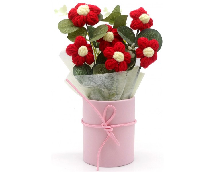 Knitted Flowers 20cm