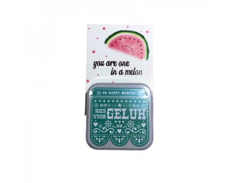 Kies voor geluk-doosje & kaart