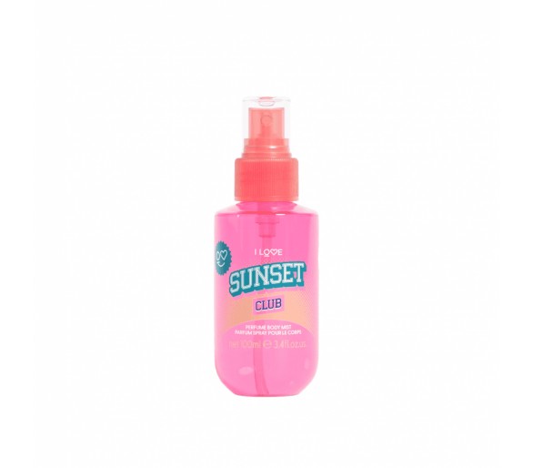 I LOVE : Sunset Club Perfumed Body Mist