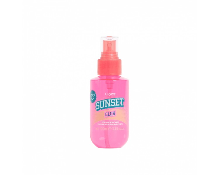 I LOVE : Sunset Club Perfumed Body Mist