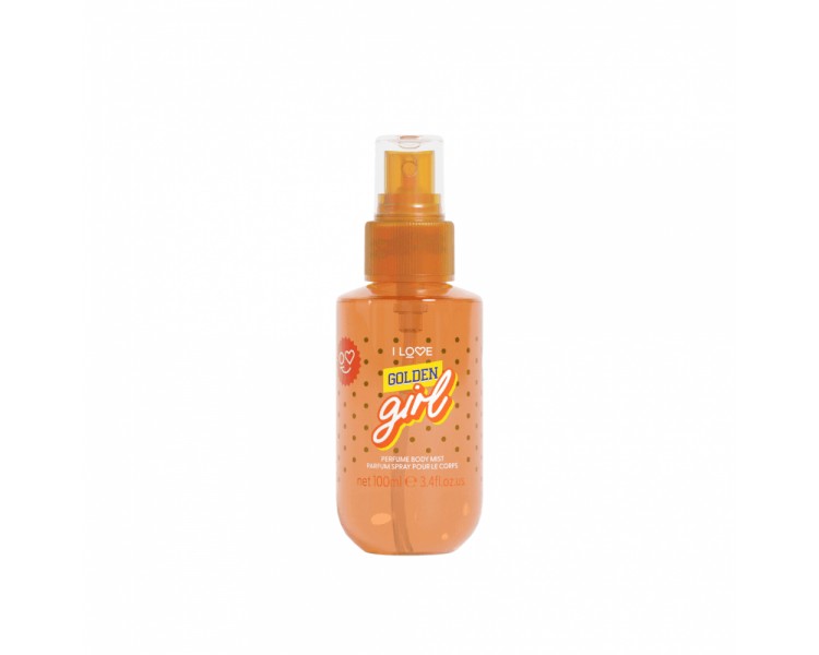 I LOVE : Golden Girl Perfumed Body Mist