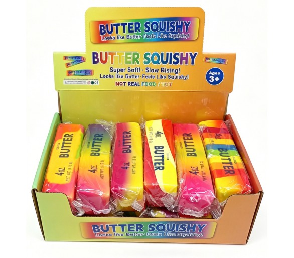 Squishy Toy butter rainbow