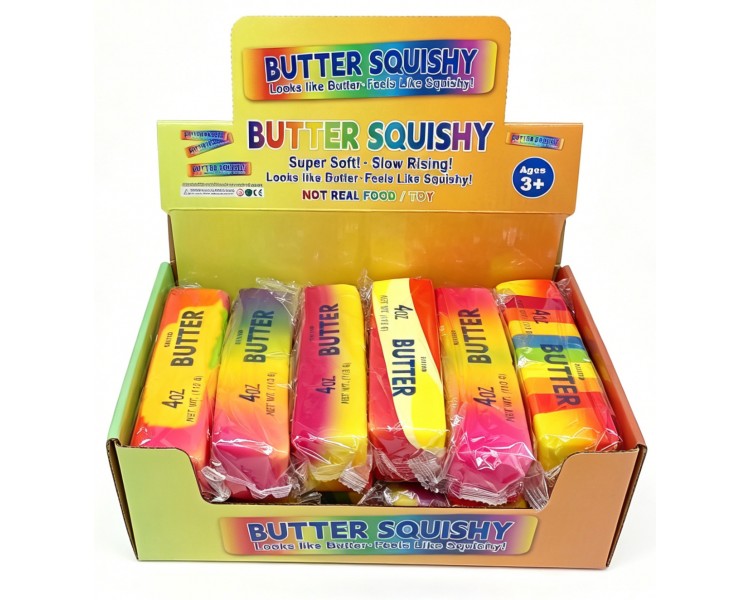 Squishy Toy butter rainbow
