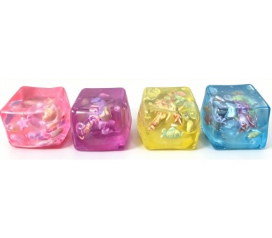 Squishy cube sugar animals