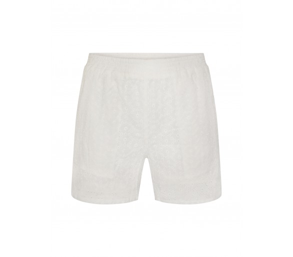 GRUNT : Short in broderie anglaise