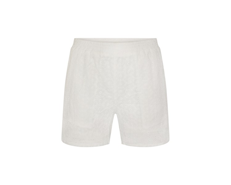 GRUNT : Short in broderie anglaise