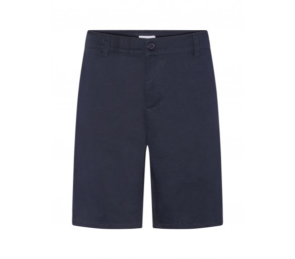 GRUNT : Chino shorts met schuine zakken