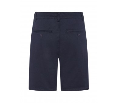 GRUNT : Chino shorts met schuine zakken