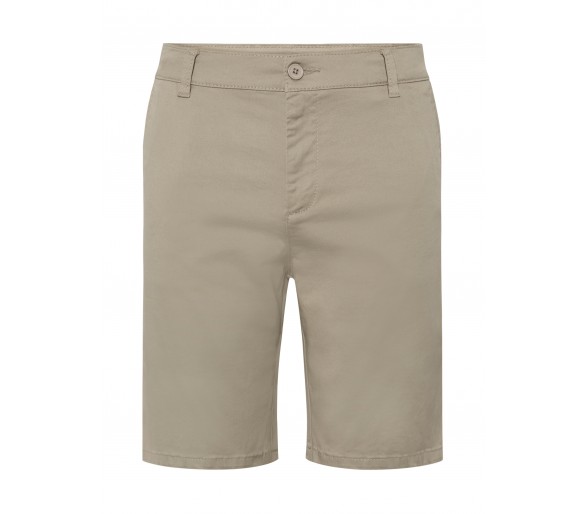 GRUNT : Chino shorts met schuine zakken