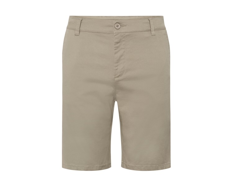 GRUNT : Chino shorts met schuine zakken