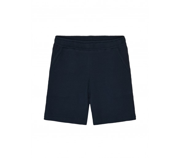 GRUNT : Short sweaterstof met wafelprint