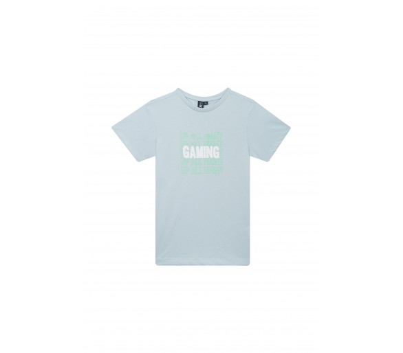 PROGRESS T SHIRT KM SOFT BLUE