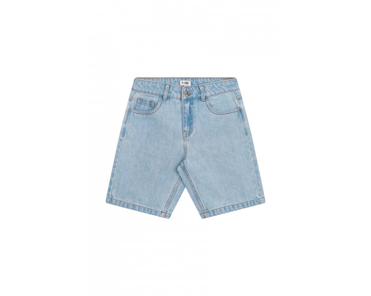 SOMEONE : Denim short trousers light denim