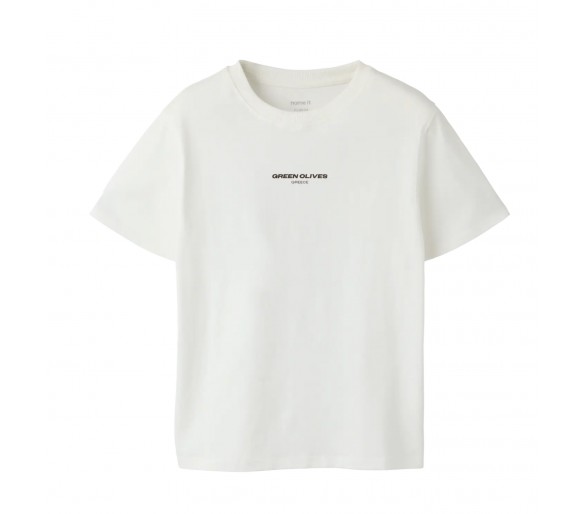 NAME IT : T-shirts met olijf op de rug