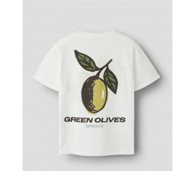 NAME IT : T-shirts met olijf op de rug