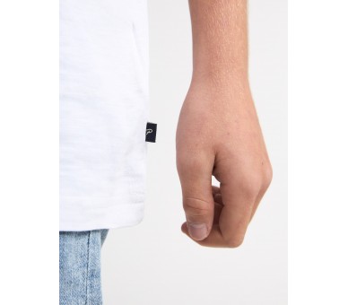 PETROL : T-shirt met korte mouwen en print