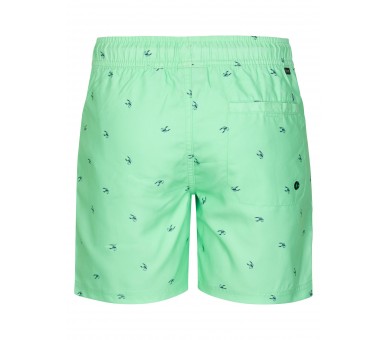 PETROL : Losse zwemshort met kleine print