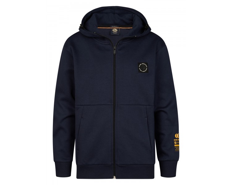 PETROL : Sweater Hooded Zip