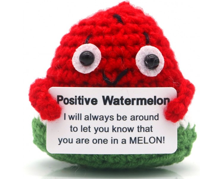 Knitted Positive Friends - Melon 7cm