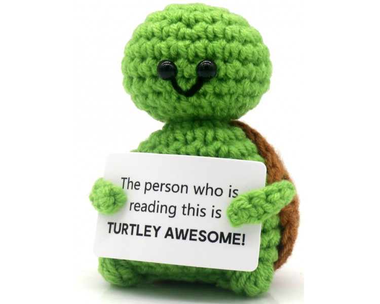 Knitted Positive Friends - Turtle 8 cm