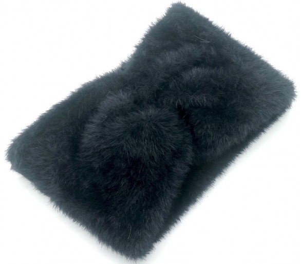 Fluffy winter headband