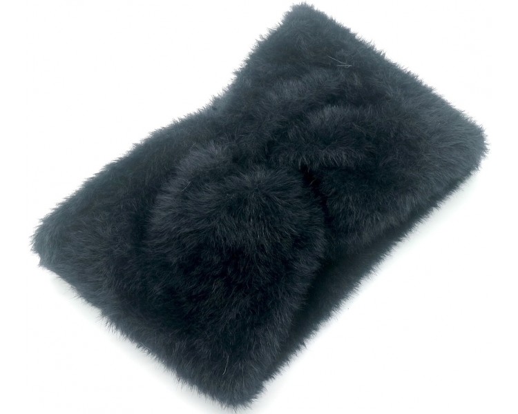 Fluffy winter headband