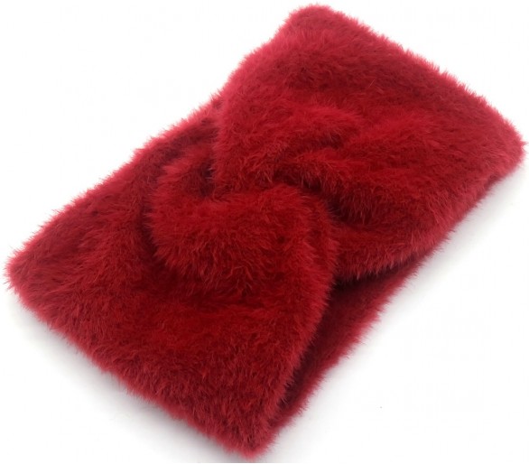 Fluffy winter headband
