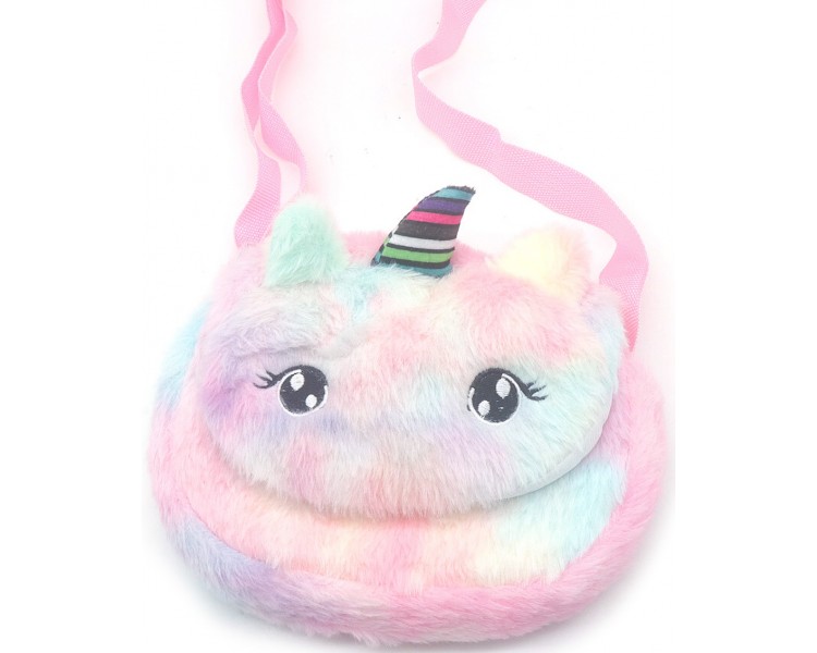 Plush Bag Unicorn 19x14 cm