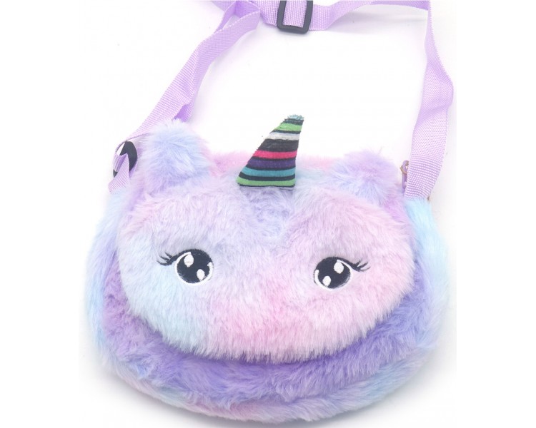 Plush Bag Unicorn 19x14 cm