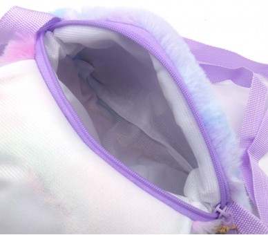 Plush Bag Unicorn 19x14 cm