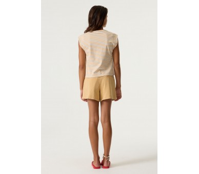 GARCIA : T-shirt with fine stripes