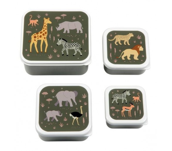 Lunch & Snack Boxes Savanna