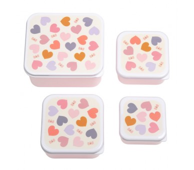 Lunch & Snack Boxes Hearts