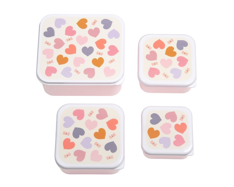 Lunch & Snack Boxes Hearts