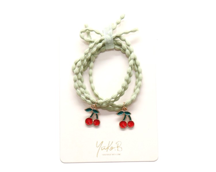 Armbandjes/haarbandjes Cherries