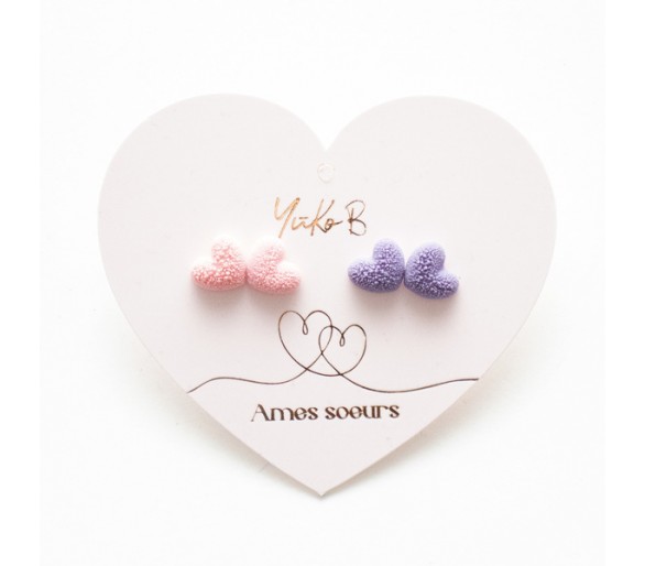 Oorbellen hearts 2 sets