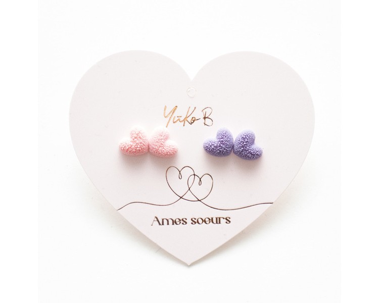 Oorbellen hearts 2 sets