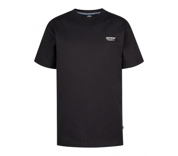 PETROL : T-shirt met print op de rug