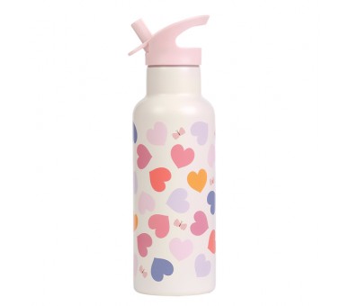 Stainless Steel Drinking Bottle XL Hearts