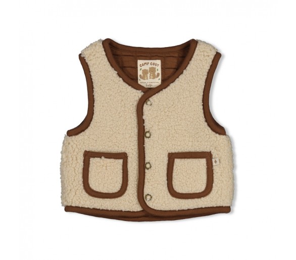 FEETJE : Reversible teddy gilet - Tiny Timber Tales